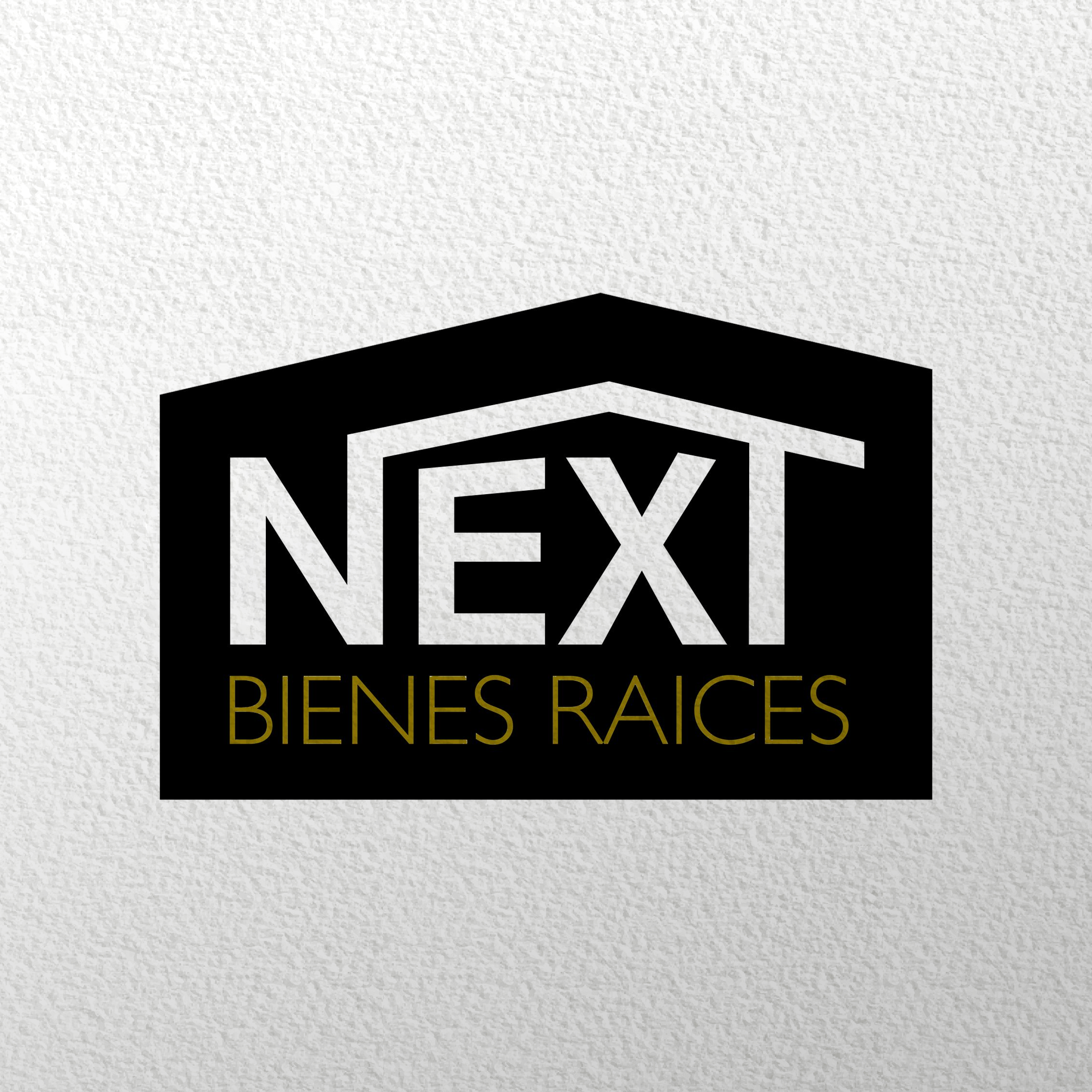 Diseño logotipo Next Bienes Raíces