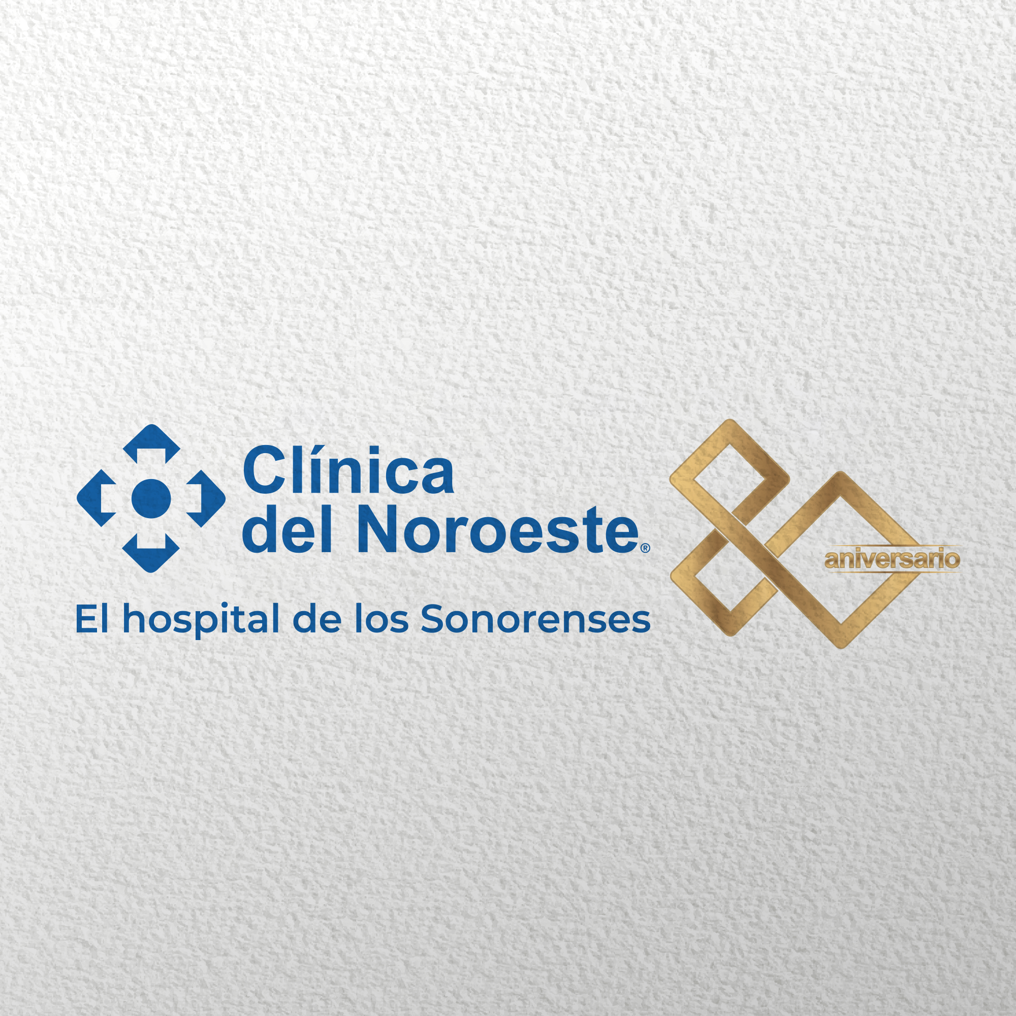 DISEÑO LOGOTIPO 80 Aniversario Clínica del Noroeste